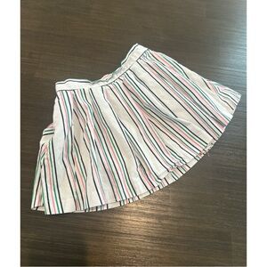 Janie & Jack Striped Multicolor Skirt - size 5